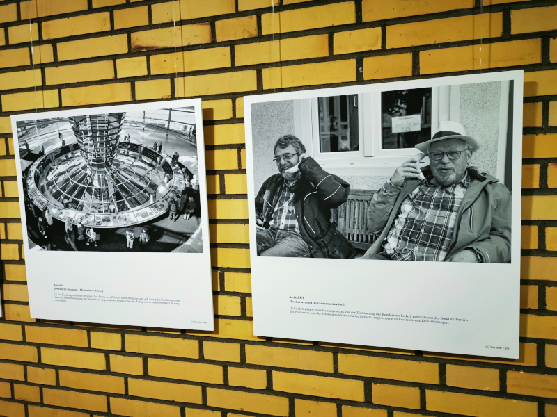 Öffnet die Seite 'Fotografische Gedanken zum Grundgesetz'